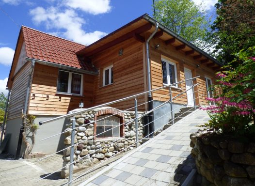 Ferienhaus, Sicht aus dem Hof